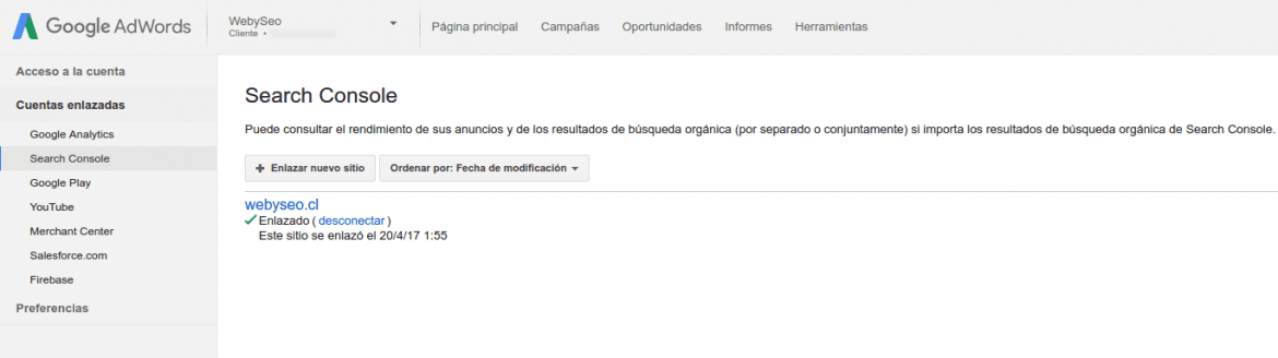 Google adwords con search console Google adwords con search console